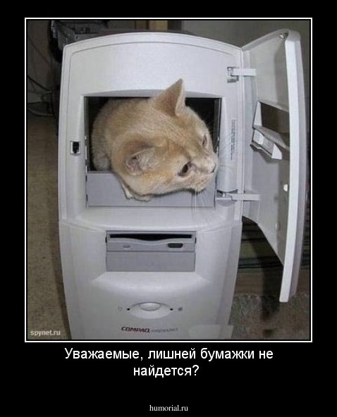 Уважаемые, лишней бумажки не найдется?
