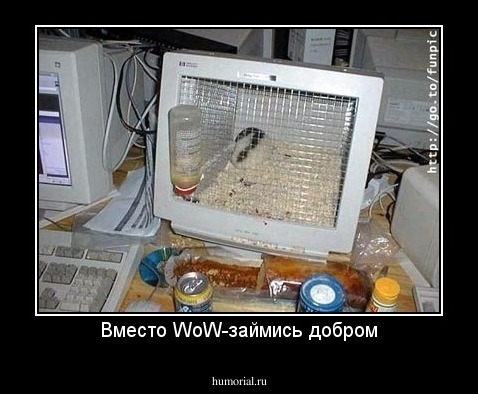 Вместо WoW-займись добром