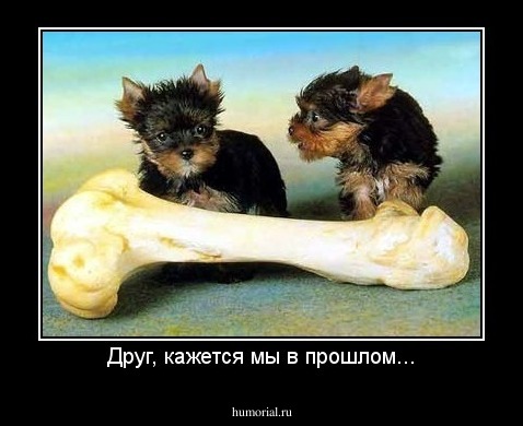 Друг, кажется мы в прошлом...