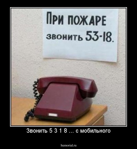 Звонить 5 3 1 8 ... с мобильного
