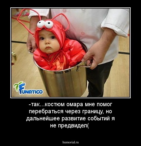 -так...костюм омара мне помог перебраться через границу, но дальнейшее развитие событий я не предвидел(