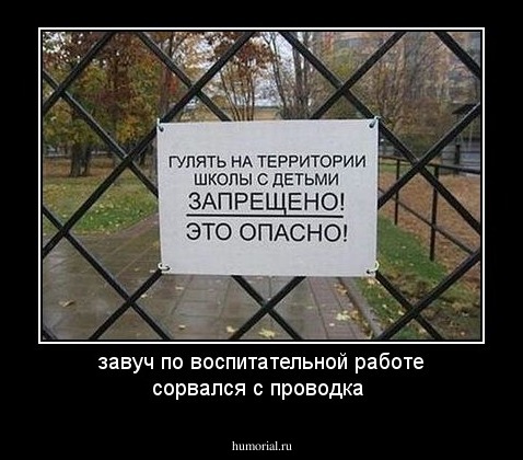 завуч по воспитательной работе сорвался с проводка
