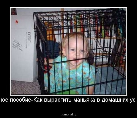 Наглядное пособие-Как вырастить маньяка в домашних условиях?