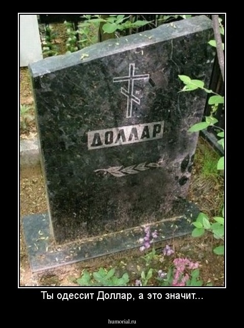 Ты одессит Доллар, а это значит...