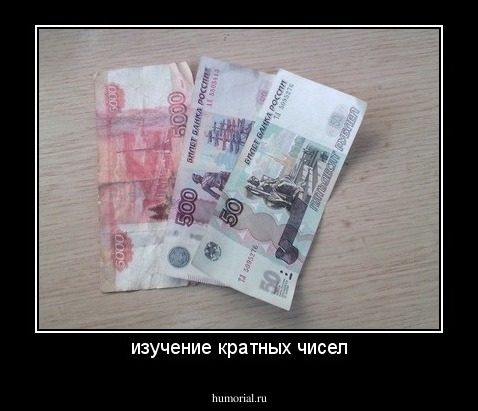 изучение кратных чисел