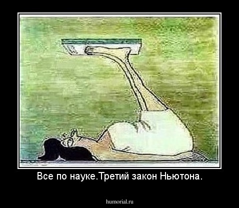 Все по науке.Третий закон Ньютона.