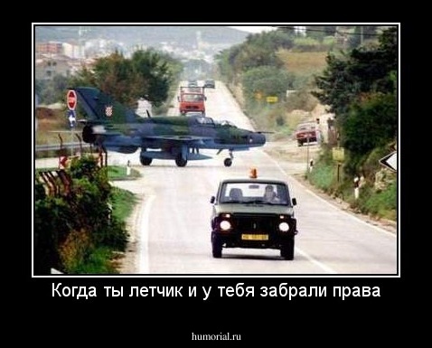 Когда ты летчик и у тебя забрали права