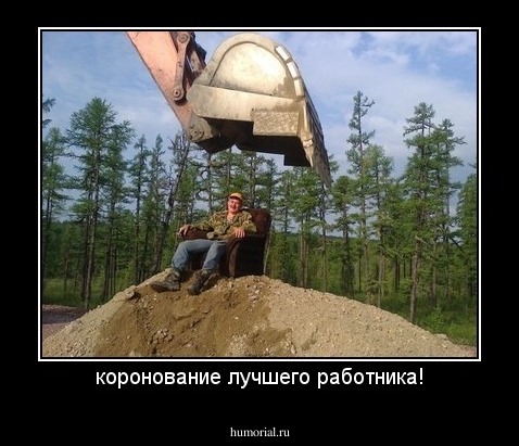 коронование лучшего работника!