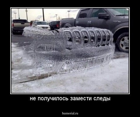 не получилось замести следы