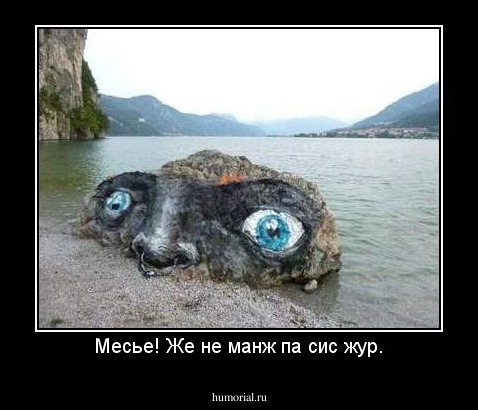 Месье! Же не манж па сис жур.