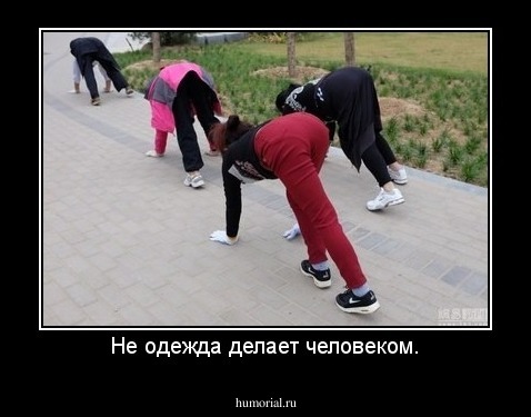 Не одежда делает человеком.