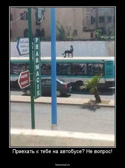 Приехать к тебе на автобусе? Не вопрос!