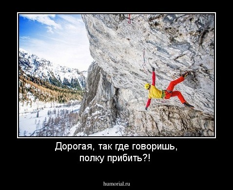 Дорогая, так где говоришь, полку прибить?!