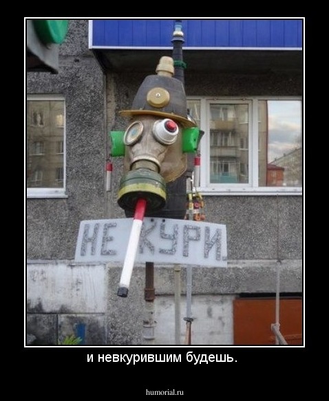 и невкурившим будешь. 