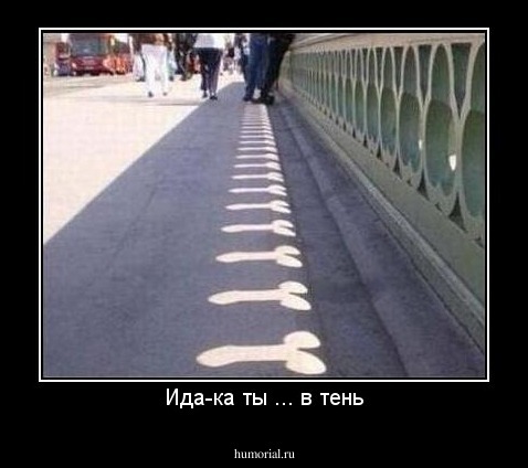 Ида-ка ты ... в тень