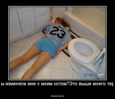 Таня,ты изменяла мне с моим котом?Это выше моего терпения!