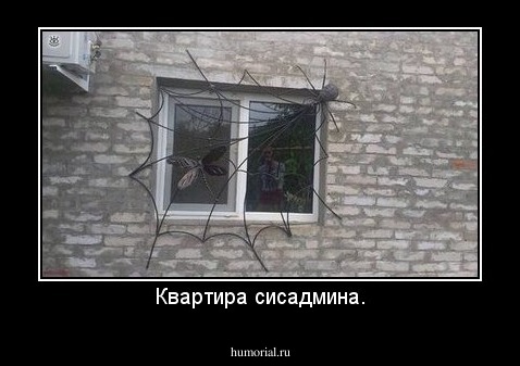 Квартира сисадмина.