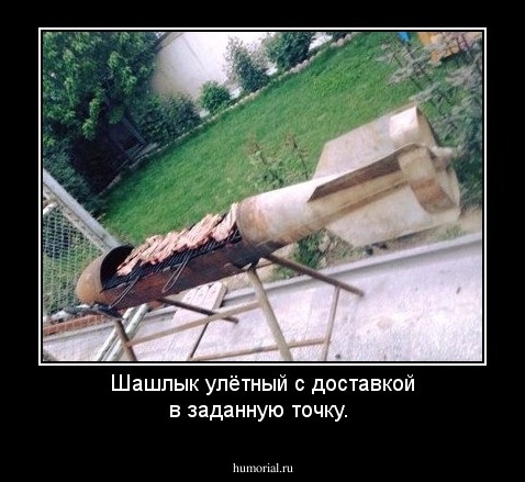 Шашлык улётный с доставкой в заданную точку.