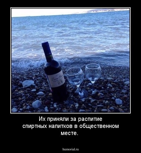 Их приняли за распитие спиртных напитков в общественном месте.