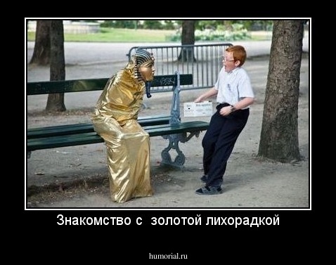 Знакомство с  золотой лихорадкой