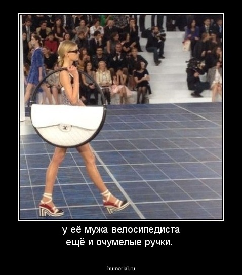 у её мужа велосипедиста ещё и очумелые ручки. 
