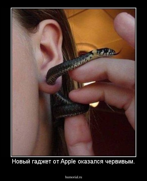 Новый гаджет от Apple оказался червивым.