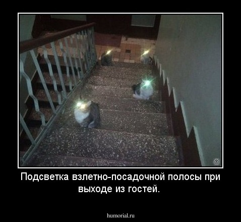 Подсветка взлетно-посадочной полосы  при выходе из гостей.