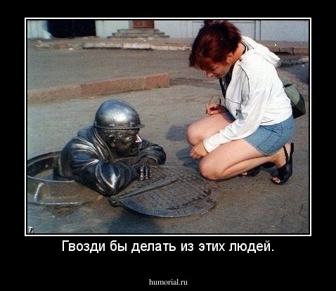 Гвозди бы делать из этих людей.
