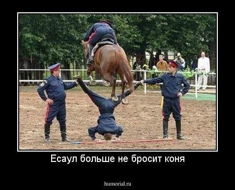 Есаул больше не бросит коня