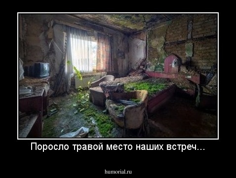 Поросло травой место наших встреч...