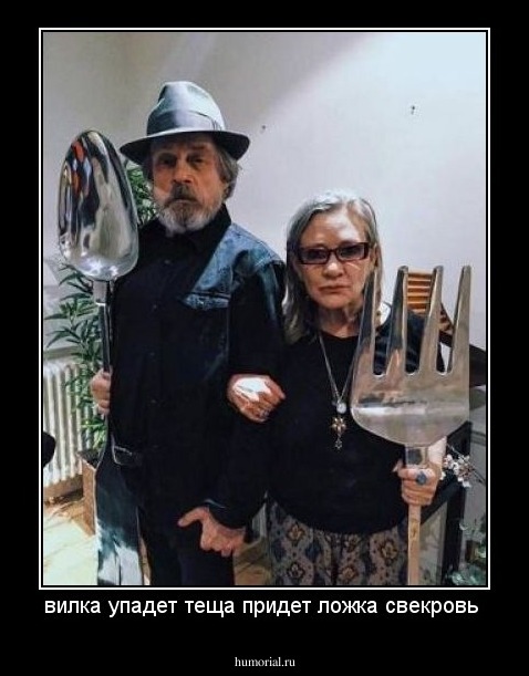 вилка упадет теща придет ложка свекровь 