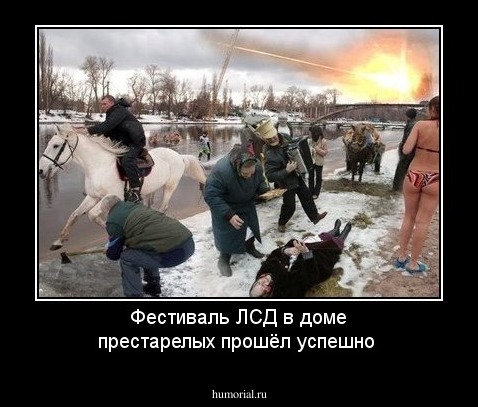 Фестиваль ЛСД в доме престарелых прошёл успешно
