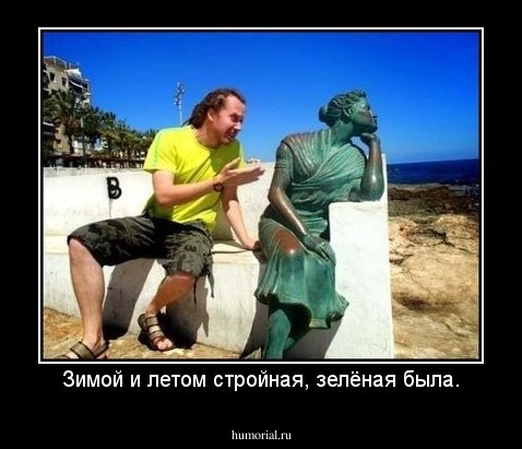 Зимой и летом стройная, зелёная была.
