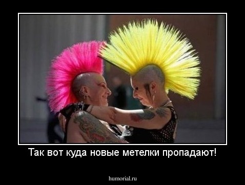 Так вот куда новые метелки пропадают!