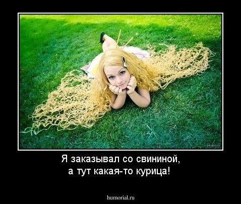 Я заказывал со свининой, а тут какая-то курица!