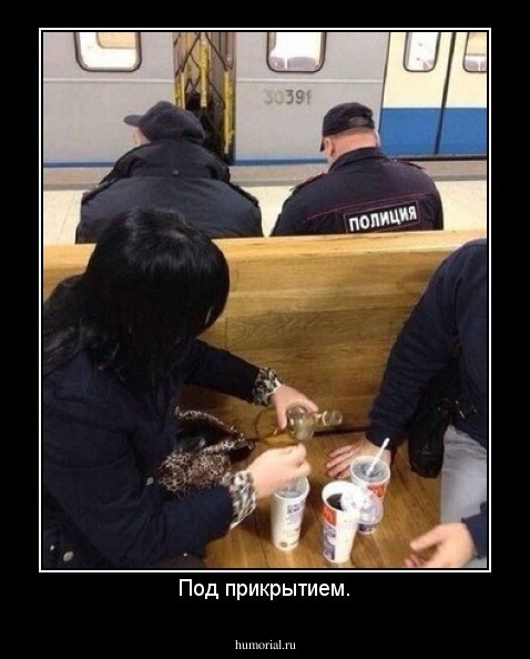Под прикрытием.