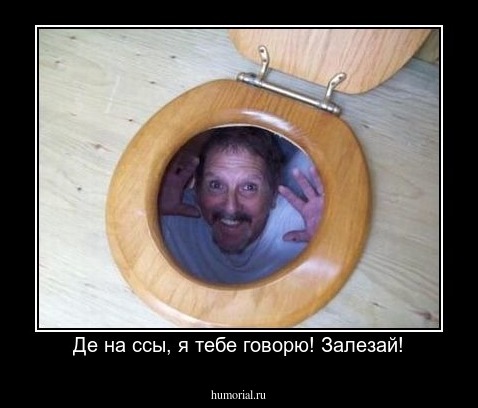 Де на ссы, я тебе говорю! Залезай!