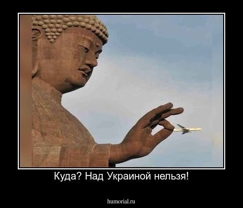 Куда? Над Украиной нельзя!