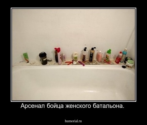 Арсенал бойца женского батальона. 