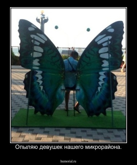 Опыляю девушек нашего микрорайона.
