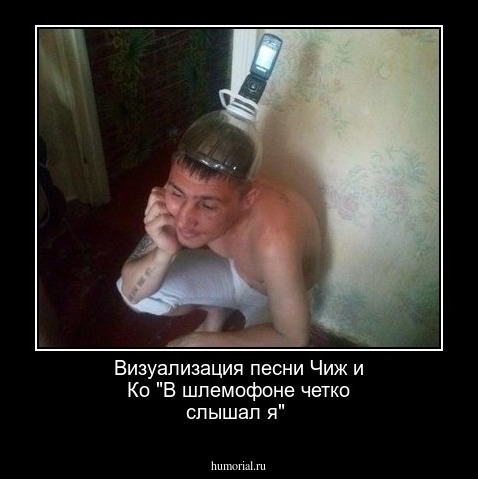 Визуализация песни Чиж и Ко
"В шлемофоне четко слышал я"
