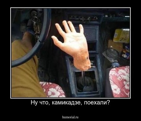 Ну что, камикадзе, поехали?