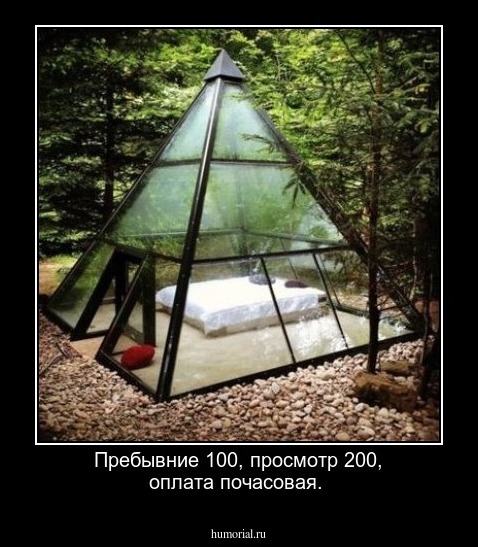 Пребывние 100, просмотр 200, оплата почасовая.