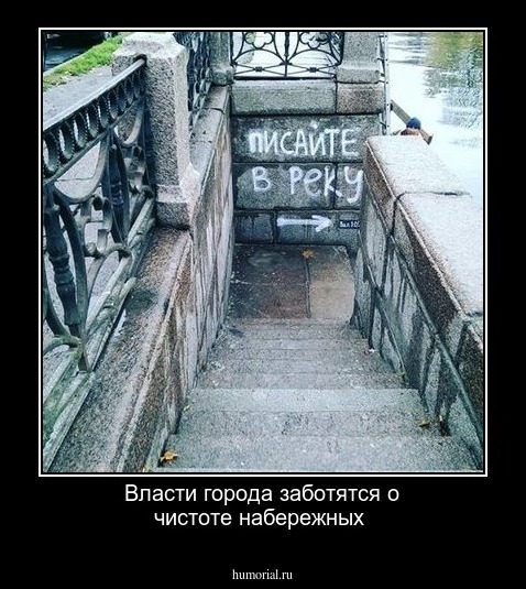 Власти города заботятся о чистоте набережных