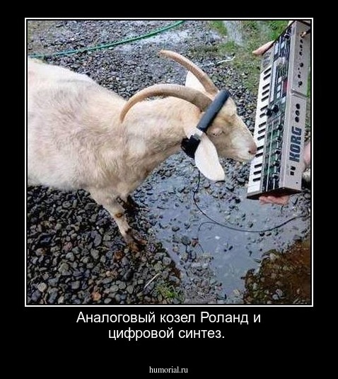 Аналоговый козел Роланд и цифровой синтез.