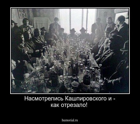 Насмотрелись Кашпировского и - как отрезало!