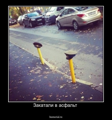 Закатали в асфальт 