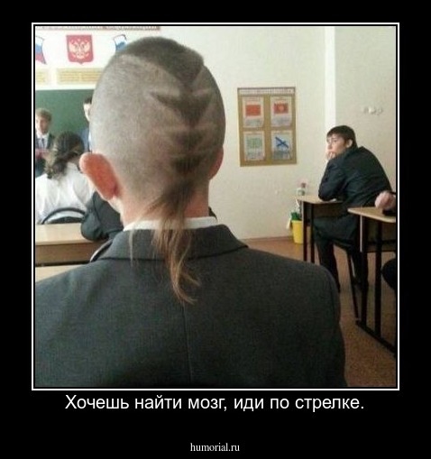 Хочешь найти мозг, иди по стрелке.
