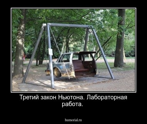 Третий закон Ньютона. Лабораторная работа.