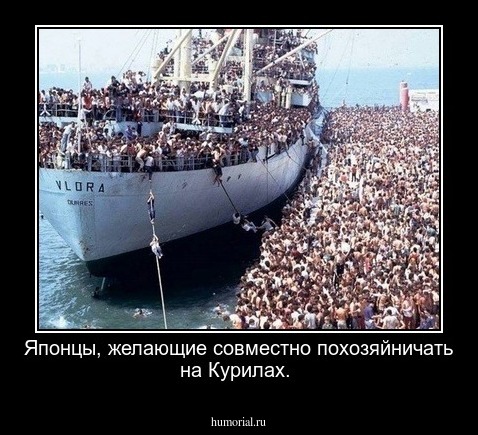 Японцы, желающие совместно похозяйничать на Курилах.